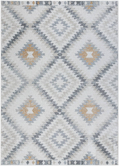 Kwartier Rustic Medium Gray Area Rug