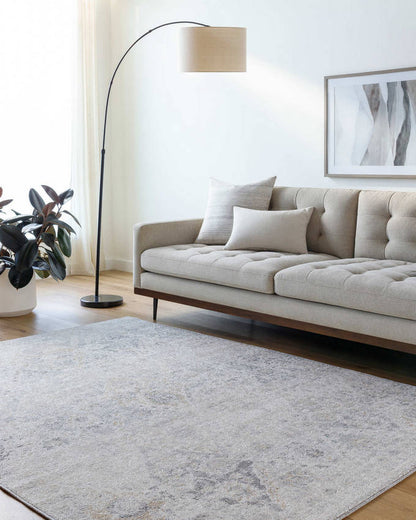 Emilly Traditional Medium Gray Area Rug