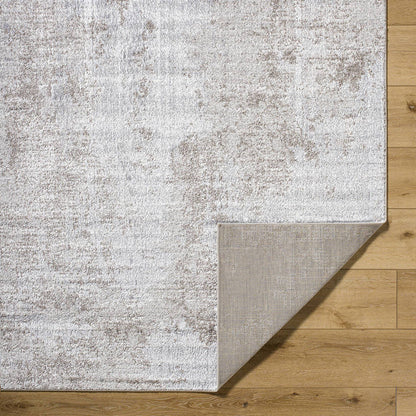 Rollie Modern Charcoal/Light Brown Area Rug