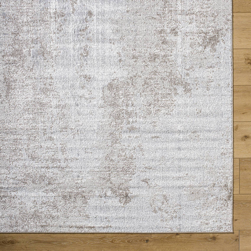 Rollie Modern Charcoal/Light Brown Area Rug