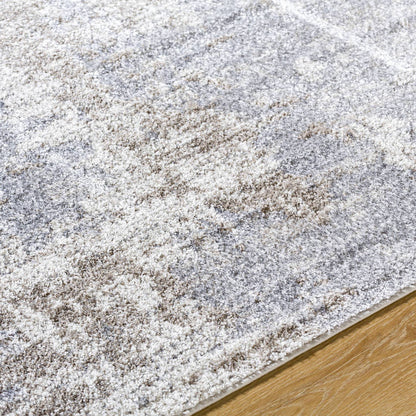 Rollie Modern Charcoal/Light Brown Area Rug