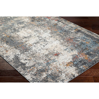 Shenika Modern Light Brown/Charcoal Area Rug