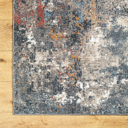 Shenika Modern Light Brown/Charcoal Area Rug
