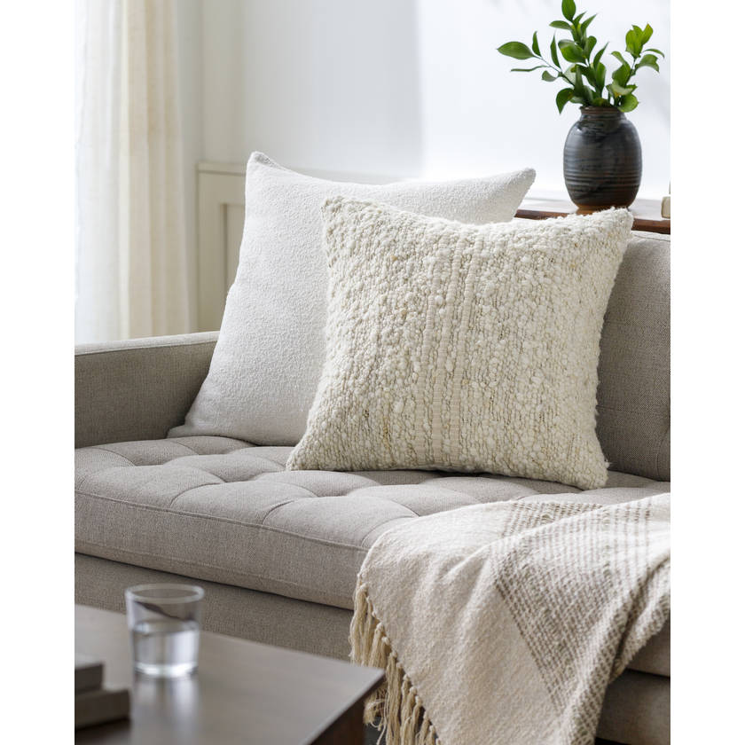 Juan Cream Pillow Cover