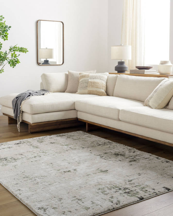 Collis Modern Dark Green/Black Area Rug