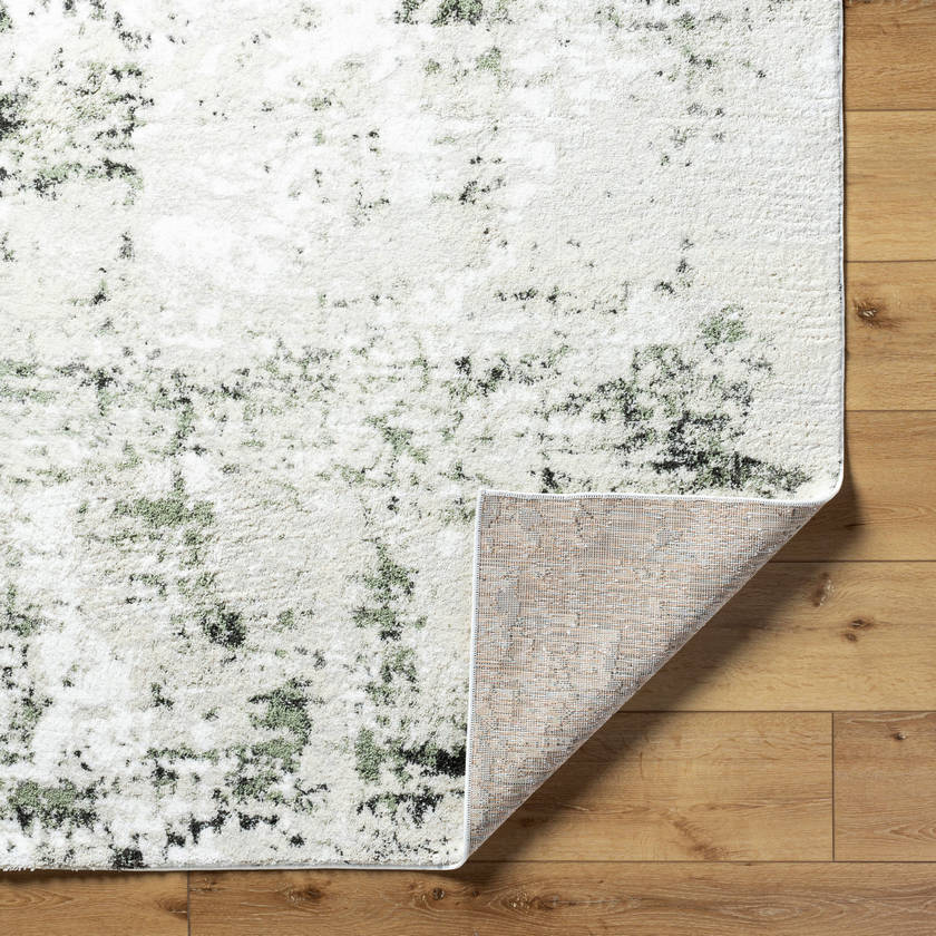 Collis Modern Dark Green/Black Area Rug