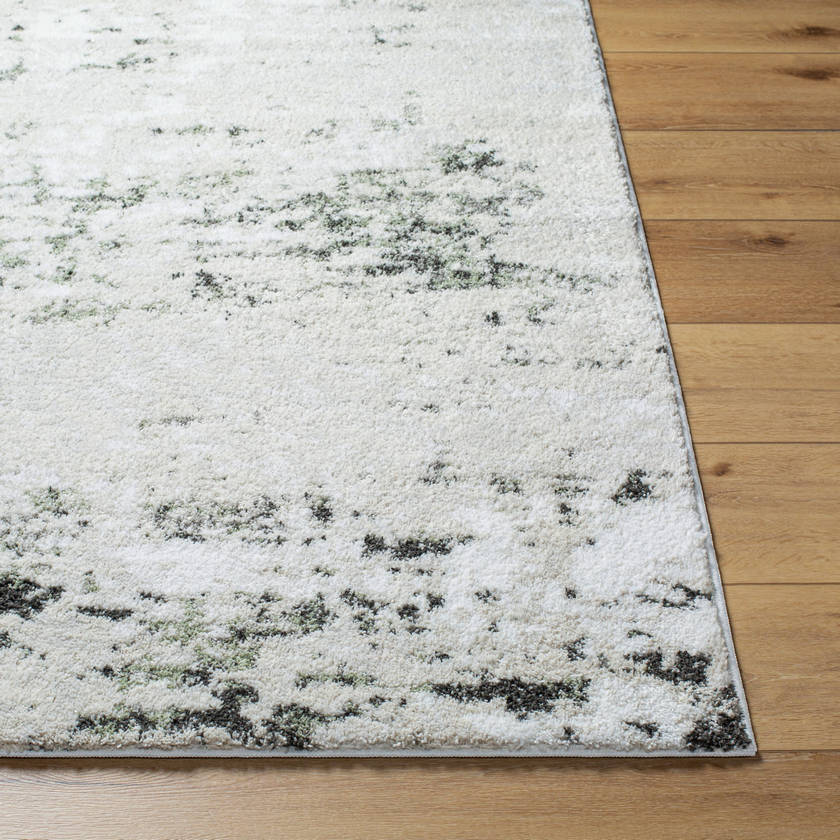 Collis Modern Dark Green/Black Area Rug