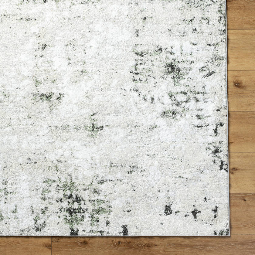 Collis Modern Dark Green/Black Area Rug