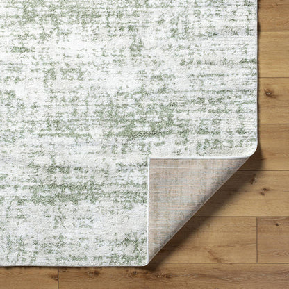Sherod Modern Dark Green Area Rug