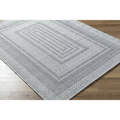 Vangie Cottage Medium Gray/White Area Rug