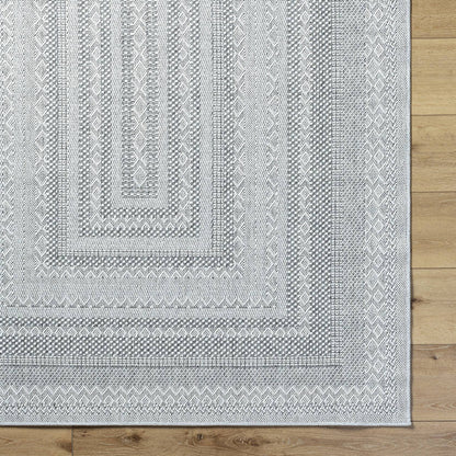 Vangie Cottage Medium Gray/White Area Rug