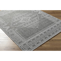 Leiha Cottage Medium Gray Area Rug