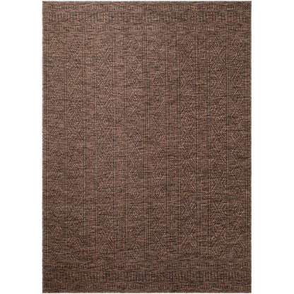 Benjaman Bohemian Brown Area Rug
