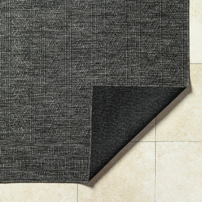 Benjaman Bohemian Black Area Rug