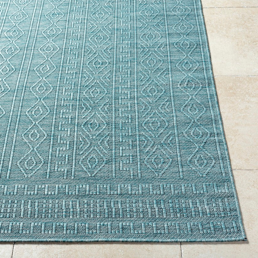 Benjaman Bohemian Dusty Sage Area Rug