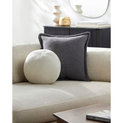 Viliami Light Silver Pillow Cover