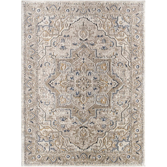 Ralphael Traditional Dark Brown Area Rug
