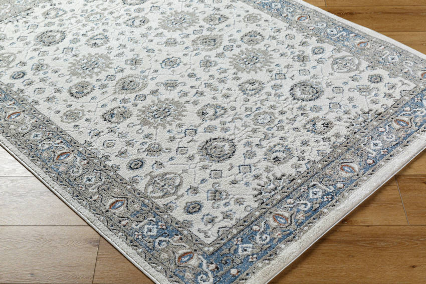 Nell Traditional White Area Rug