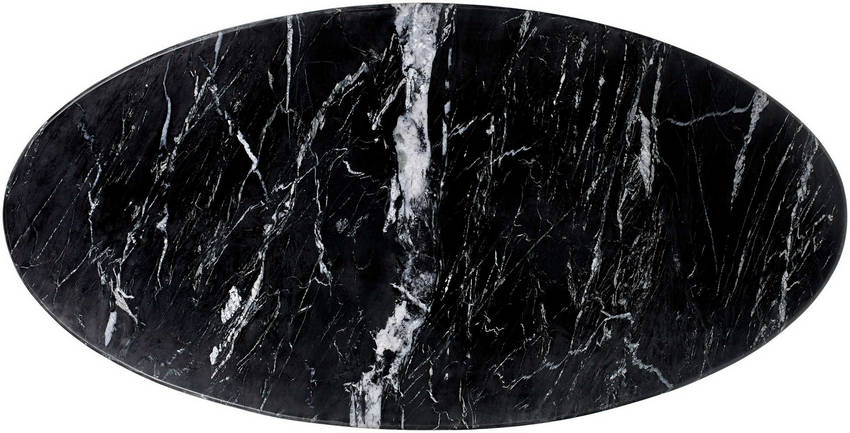 Cristela Black Dining Table