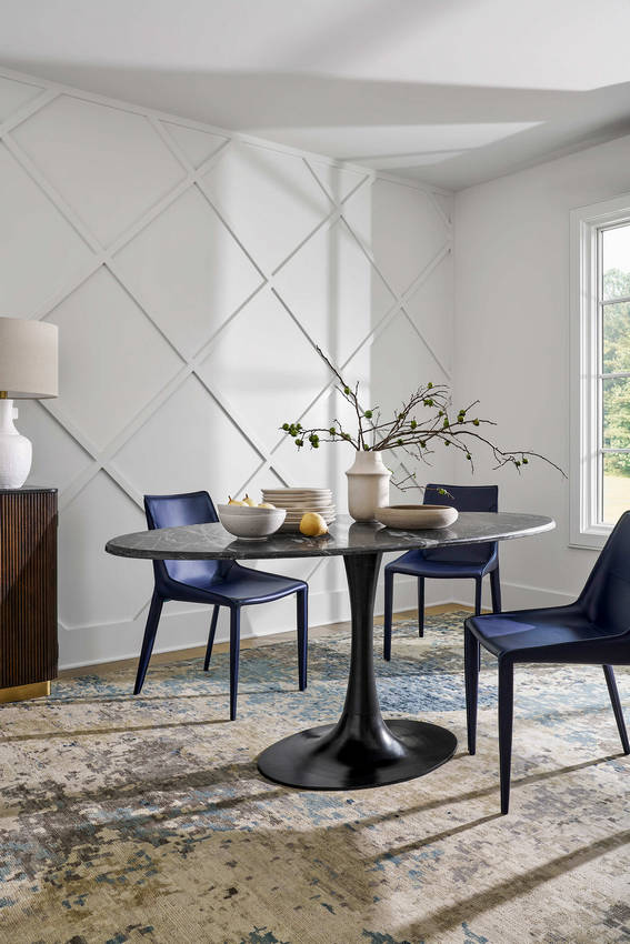 Cristela Black Dining Table
