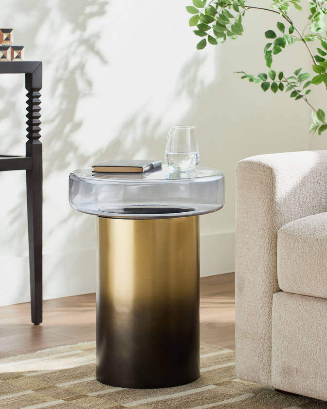 Loyal Blue End Table