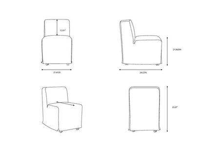 Vashon Light Beige Dining Chair