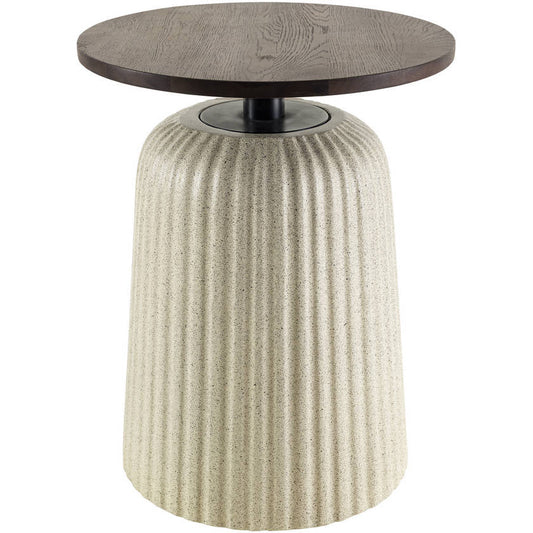 Sherise Dark Brown End Table