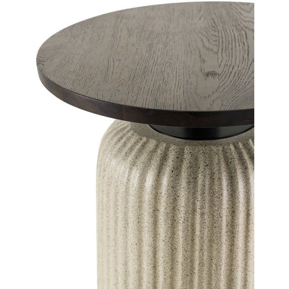 Sherise Dark Brown End Table