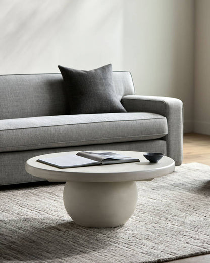 Feige White/Brown Coffee Table