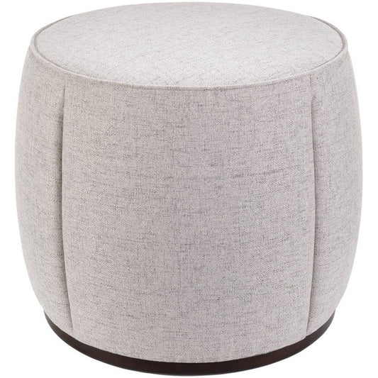 Shericka Light Gray Ottoman