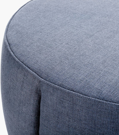 Chanae Medium Gray Ottoman
