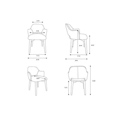 Lucette Seafoam Dining Chair