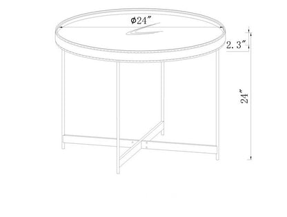 Franz Brown Coffee Table
