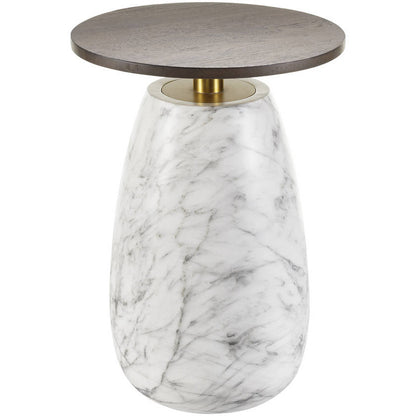 Chanelle Dark Brown End Table