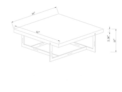 Lakeya Gray Coffee Table