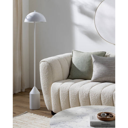 Starlena Rustic White Floor Lamp