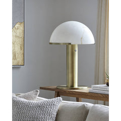 Jeoffrey Rustic Metallic - Brass Table Lamp