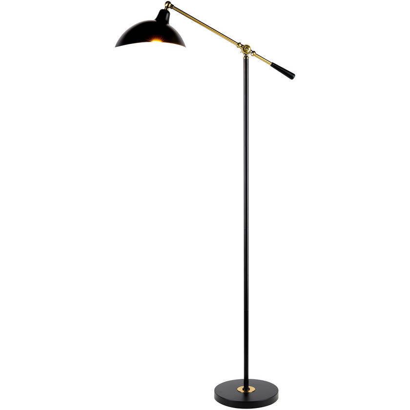 Adeel Cottage Black Floor Lamp
