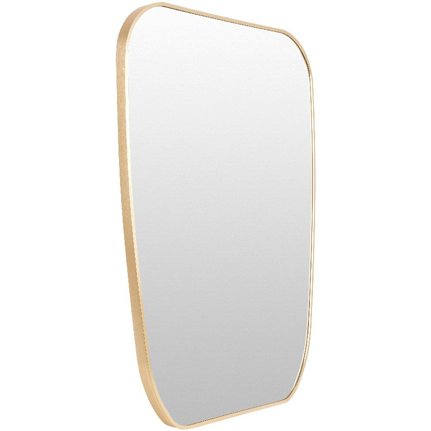 Samone Modern Gold Wall Mirror