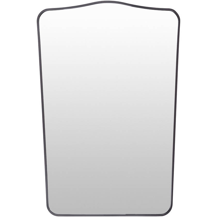 Estephanie Modern Black Wall Mirror