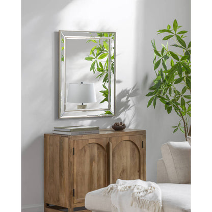 Alece Traditional Champagne Wall Mirror