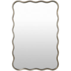 Kamica Modern Metallic - Silver Wall Mirror
