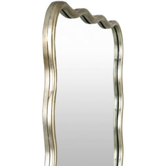 Kamica Modern Metallic - Silver Wall Mirror