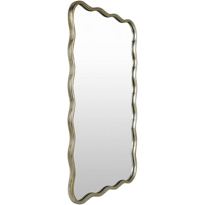 Kamica Modern Metallic - Silver Wall Mirror