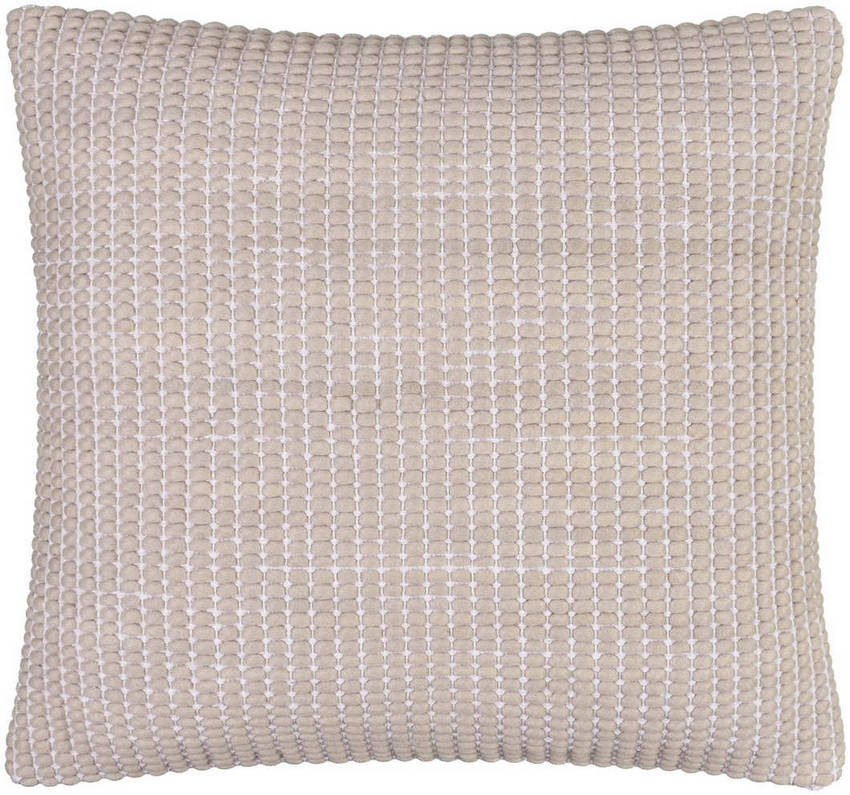 Carianne Light Silver Pillow Cover