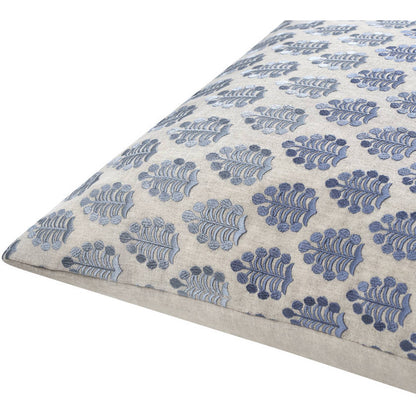 Amberlynn Light Blue Pillow Cover