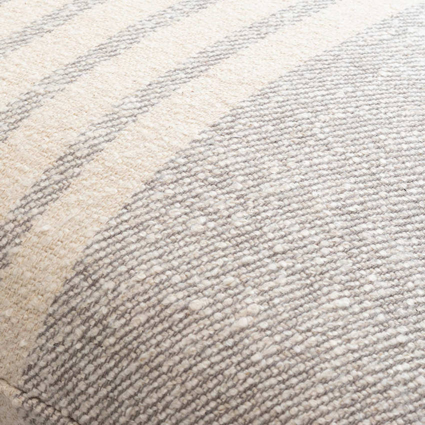 Elsy Metallic - Silver Pillow Cover
