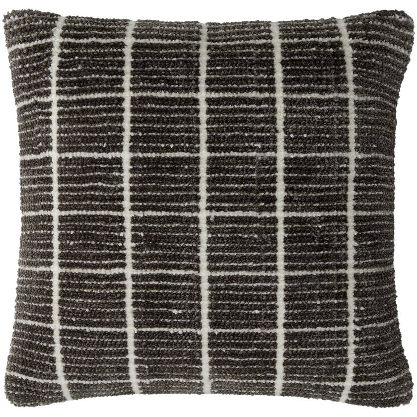 Alixandra Jet Black Pillow Cover
