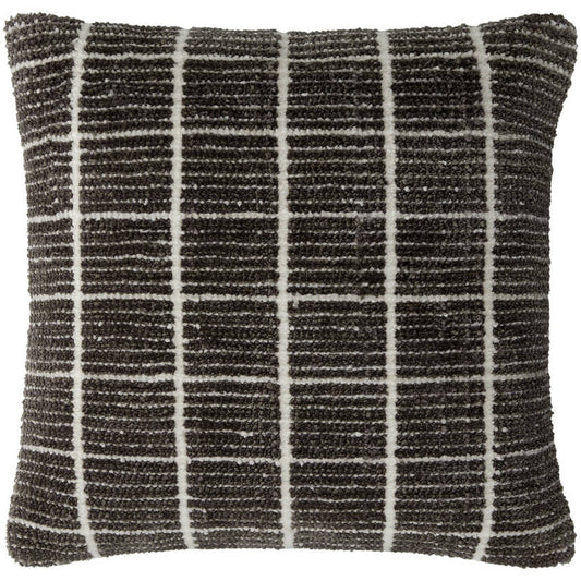 Alixandra Jet Black Pillow Cover