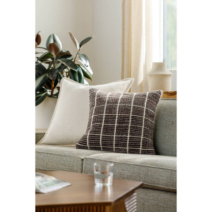 Alixandra Jet Black Pillow Cover